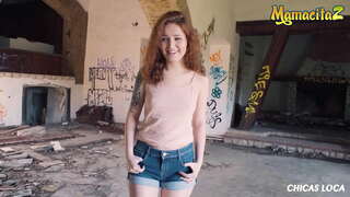 ЧИКАС LOKA - Şelli Блисс - Кудрявый Yeniyetmə Riskli İctimai Cinsi İlə Похотливым Qərib