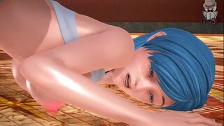 Bulma dragon ball szuper 3D-s sfm